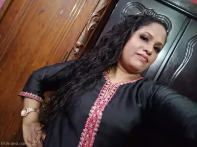 Milf Standing Topless In Bathroom Selfie Show