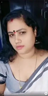 South Indian Aunty Strips Saree And Shows Boobs