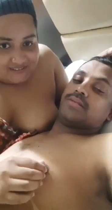 Chubby Wife Soft Boobs Pressed Against Husband In Foreplay - Thumbnail 5