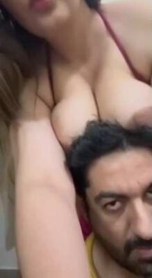 Pakistani Wife Feeding Big Boobs To Husband Viral MMS - Thumbnail 2
