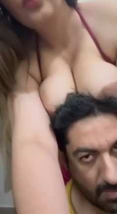 Pakistani Wife Feeding Big Boobs To Husband Viral MMS - Thumbnail 2