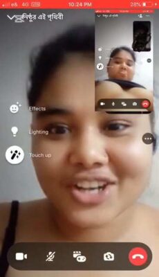 Round Face Chubby Girl Nude On Video Call To Boyfriend - Thumbnail 6